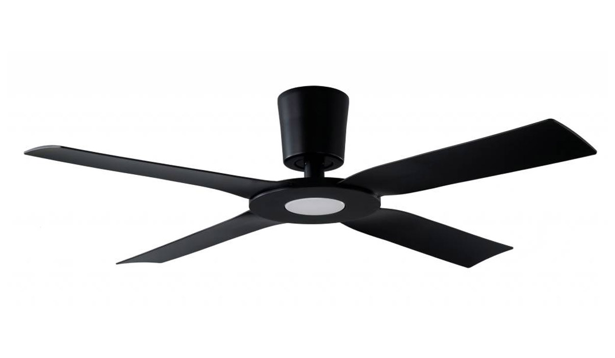 Milano Velocity Matt Black With Dimmable (LED Light)